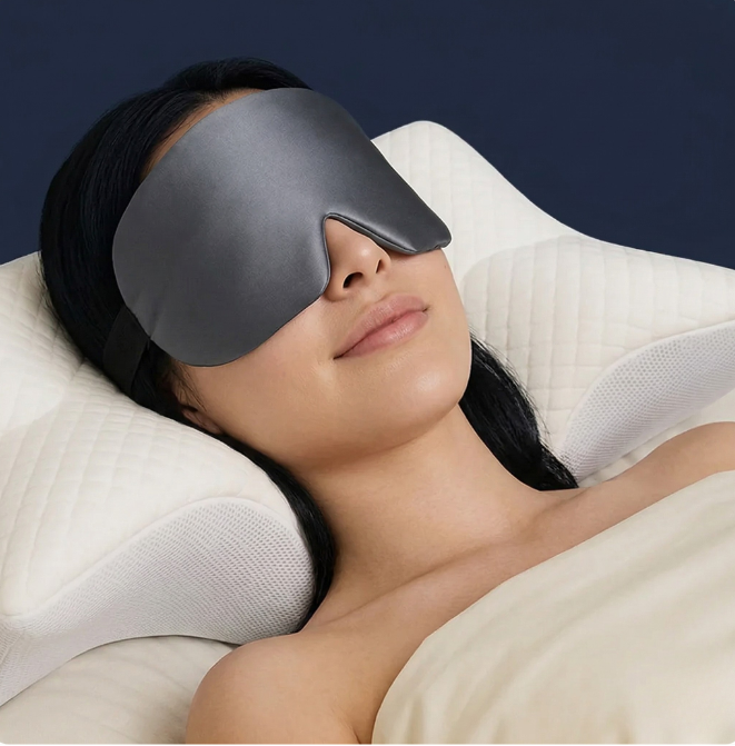 Masque de Nuit en Soie Naturelle